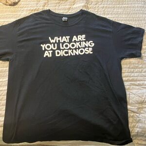 As seen on classic TeenWolf movie - black tee shirt.
